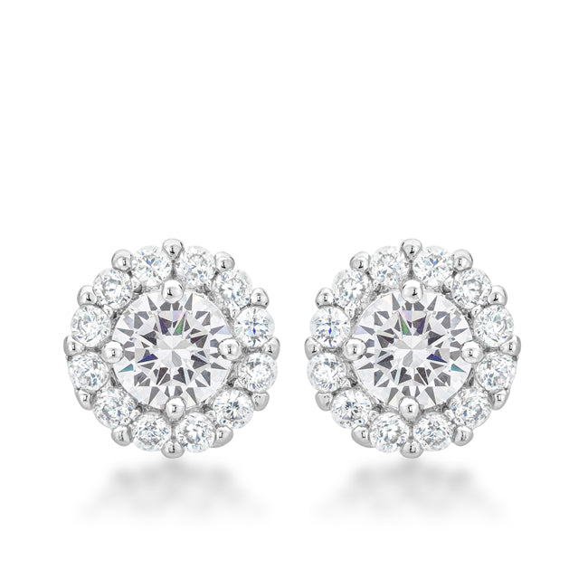 Bella Bridal Earrings - Clear