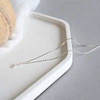 Rhodium Plated Sterling Silver Bracelet