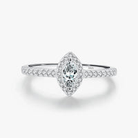 Sterling Silver Marquise Ring