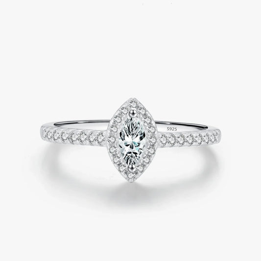Sterling Silver Marquise Ring