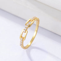 Sterling Silver Chain Link Ring