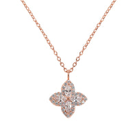 Sterling Silver Four Leaf Clover Necklace