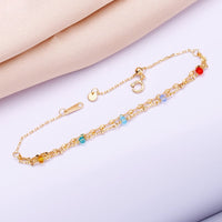 Gold Plated Bead Bracelet
