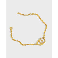 Sterling Silver Geometric Thin Bracelet