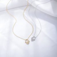 Delicate Hand Pendant Necklace
