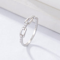 Sterling Silver Chain Link Ring