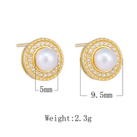 Sterling Silver Freshwater Pearl Stud Earrings