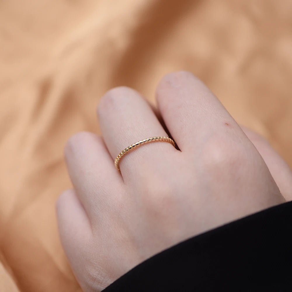 Sterling Silver Twist Stacking Ring