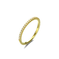 Office OL Cubic Zirconia Ring in 925 Sterling Silver