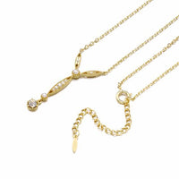 Wave Y-Shape Natural Pearl 925 Sterling Silver Necklace