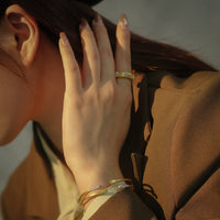 Gold Plated Sterling Silver Vintage Band Ring