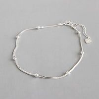 Simple Beads 925 Sterling Silver Bracelet