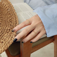 Minimalism Twisted Sterling Silver Ring