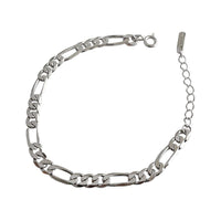 Classic Hollow Chain Bracelet 925 Sterling Silver