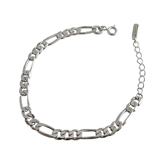 Classic Hollow Chain Bracelet 925 Sterling Silver