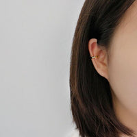 Minimalism Irregular 925 Sterling Silver Non-Pierced Earring