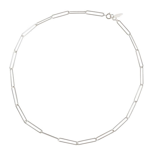 Hollow 4mm 925 Sterling Silver Chain Necklace