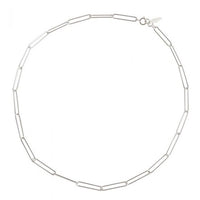 Hollow 4mm 925 Sterling Silver Chain Necklace