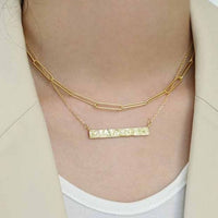 Hollow 4mm 925 Sterling Silver Chain Necklace