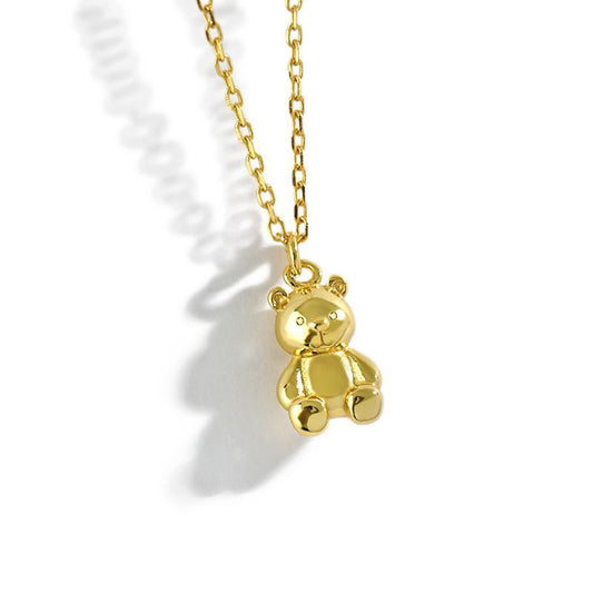 Mini Bear 925 Sterling Silver Necklace