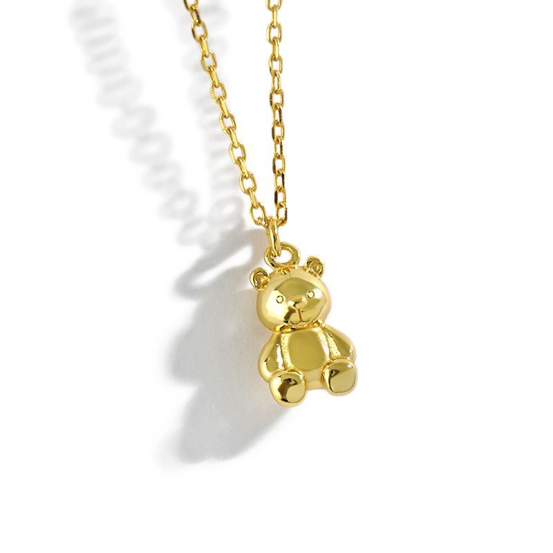 Mini Bear 925 Sterling Silver Necklace