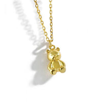 Mini Bear 925 Sterling Silver Necklace