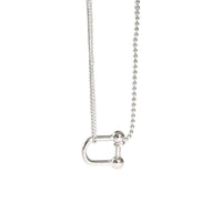 U-Shape 925 Sterling Silver Necklace