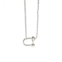 U-Shape 925 Sterling Silver Necklace