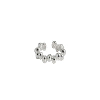 Fashion Beads 925 Sterling Silver Non-Pierced Hoop Earrings