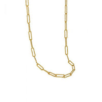 Hollow Geometry Chain Necklace 925 Sterling Silver