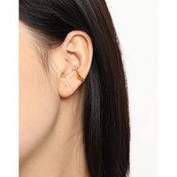 Irregular Heart Crystal Non-Pierced Earring (Single)