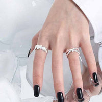 Classic X Cross Adjustable 925 Sterling Silver Ring