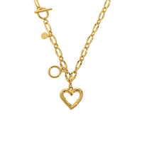 Hollow Heart 925 Sterling Silver Necklace