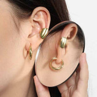 Minimalist Mini Circle 925 Sterling Silver Huggie Hoop Earrings
