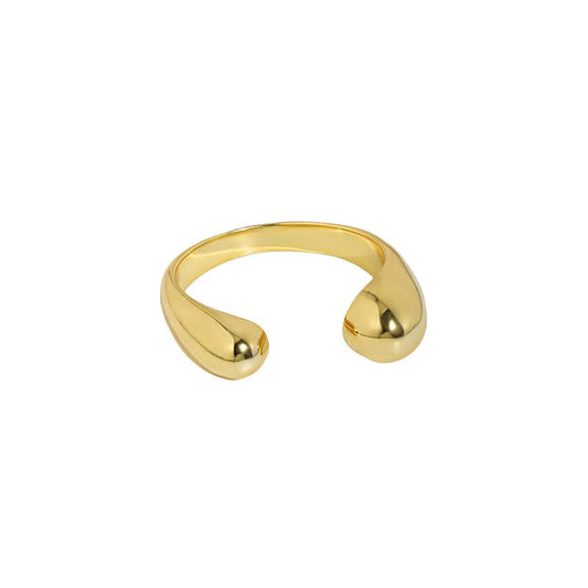 Waterdrop Adjustable Ring in 925 Sterling Silver
