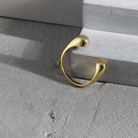 Waterdrop Adjustable Ring in 925 Sterling Silver