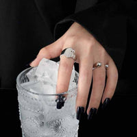 Waterdrop Adjustable Ring in 925 Sterling Silver