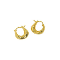 Agravity Circles 925 Sterling Silver Hoop Earrings