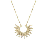 Party Sun 925 Sterling Silver Necklace