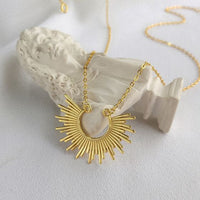 Party Sun 925 Sterling Silver Necklace