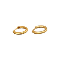 Mini Circle 925 Sterling Silver Hoop Earrings