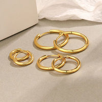 Mini Circle 925 Sterling Silver Hoop Earrings