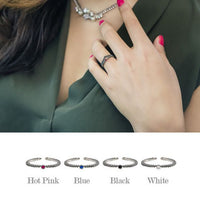 Friend's Natural Agate Bead Adjustable Ring