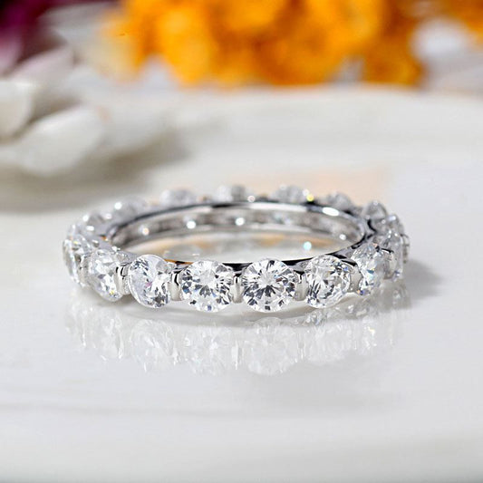 Shining CZ 925 Sterling Silver Ring