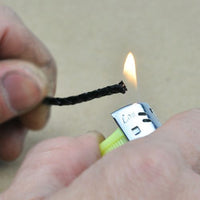Handmade Cattle Hide Leather Necklace with 925 Sterling Silver