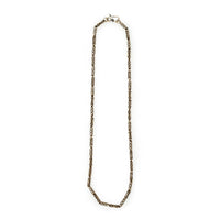 Vintage Bamboo Thai Sterling Silver Chain Necklace
