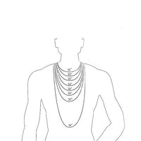 Handmade Cattle Hide Leather Necklace with 925 Sterling Silver