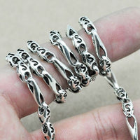 Vintage S Letter Thail 925 Sterling Silver Chain Necklace