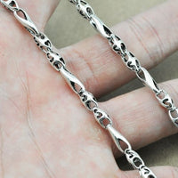Vintage S Letter Thail 925 Sterling Silver Chain Necklace