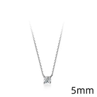 925 Sterling Silver Cubic Zirconia Pendant Necklace